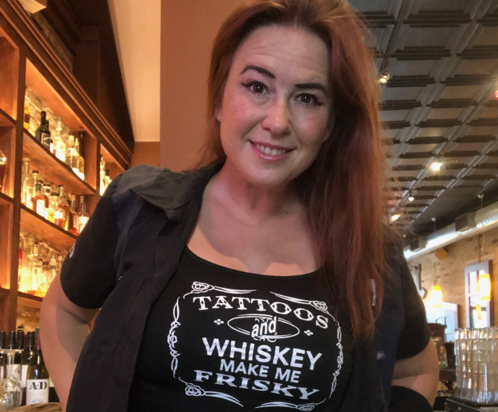 tattoos and whiskey make me frisky bartender