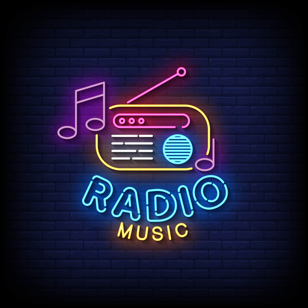 Radio Music Neon Sign