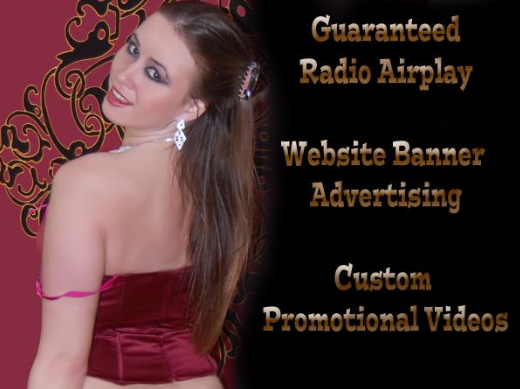 Guaranteed Radio Airplay Website Banner Advertising Custom Promotional Videos