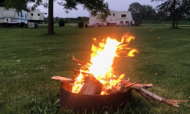 Camp Fire at a campground